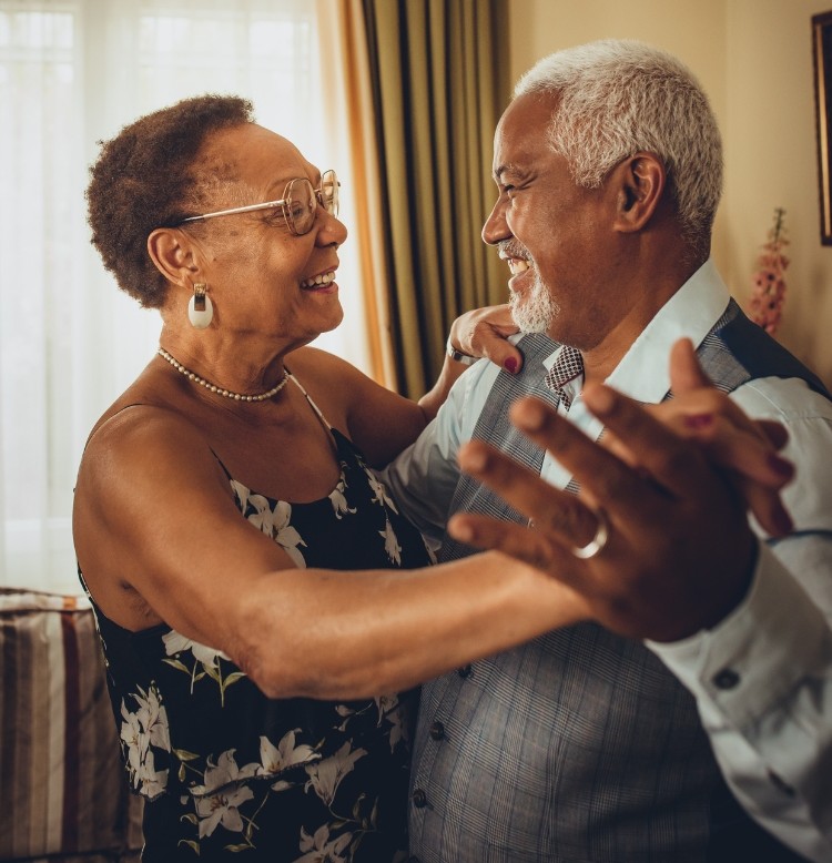 mature couple enjoying life thanks to medicare